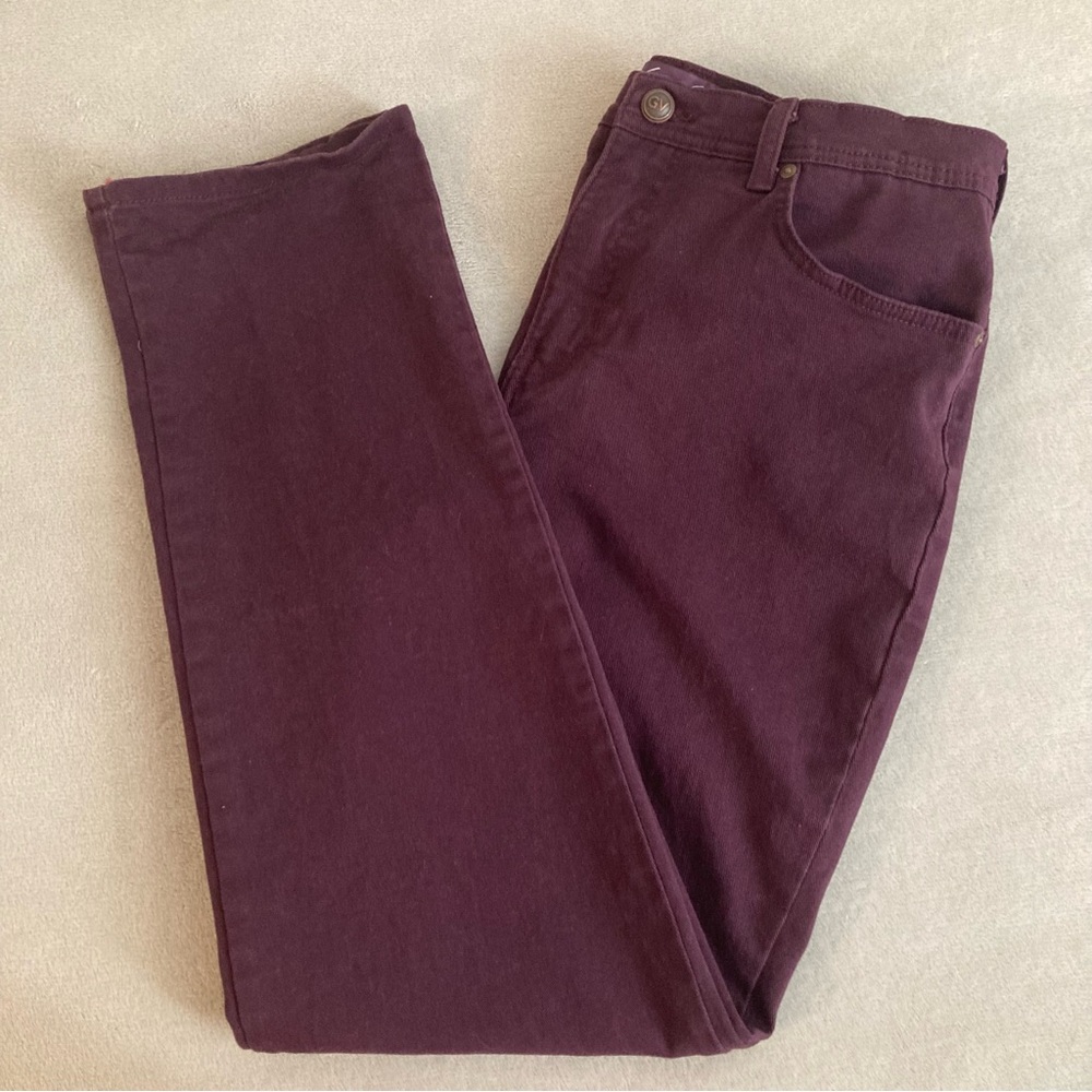 GLORIA VANDERBILT purple jeans